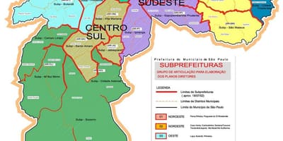 Карта свабодных Сан-Паўлу