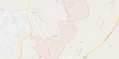 Карта Сидаде Тирадентесе Сан-Паўлу