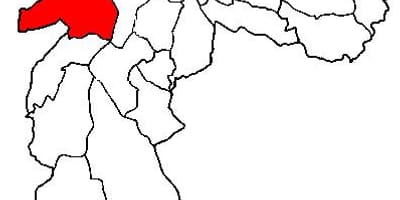 Карта супрефектур Butantã Сан-Паўлу