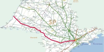 Карта шашы Рапозо Таварес - СП 270