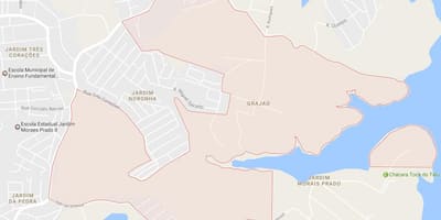 Карта Сан-Паўлу Grajaú
