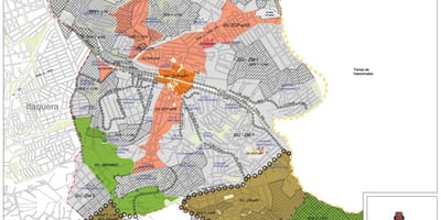 Карта Guaianases Сан - Паўлу - захоп зямлі