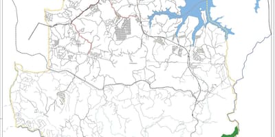 Карта Parelheiros Сан - Паўлу - дарог