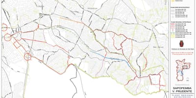 Карта Sapopembra Сан - Паўлу - дарог