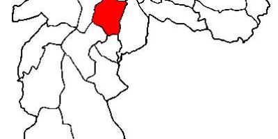Карта Віла-Мар'яна суб-прэфектура Сан-Паўлу