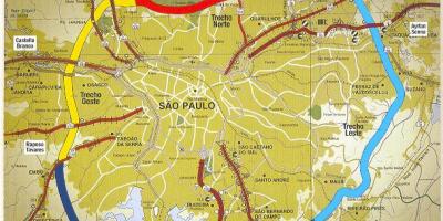 Карта Сан-Паўлу Вашынгтон