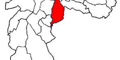 Карта супрефектур Ипиранга-Сан-Паўлу